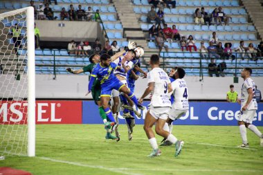 CARACAS (VE) 04 / 24 / 2024 Zuliano ile Paraguay 'dan Sportivo Ameliano arasında oynanan karşılaşmada, Caracas kentindeki Brigido Iriarte Ulusal Stadyumu' nda Conmebol Sul-Americana için geçerlidir.