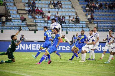 CARACAS (VE) 04 / 24 / 2024 Zuliano ile Paraguay 'dan Sportivo Ameliano arasında oynanan karşılaşmada, Caracas kentindeki Brigido Iriarte Ulusal Stadyumu' nda Conmebol Sul-Americana için geçerlidir.