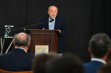 SAO JOS DOS CAMPOS (SP) 04.26.2024 - Başkan Luiz Inacio Lula da Silva (PT) Havacılık Teknoloji Enstitüsü 'nün (ITA) tesislerini ve Havacılık ve Uzay ve Bütünleşme Enstitüsü' nün hazırlık ve entegrasyonunu ziyaret etti..