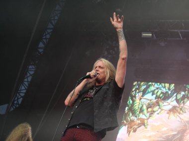 SAO PAULO, (SP) - 04 / 26 / 2024 - SUMMMER BREEZE / SHOW / SP - Sebastian Bach 'ın performansı, Sao Paulo' nun batısındaki Latin Amerika Anıtı 'nda düzenlenen Yaz Esintisi Festivali' nin ilk gününde. 