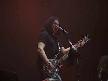 SAO PAULO, (SP) - 04 / 26 / 2024 - Sao Paulo 'nun batısındaki Memorial da America Latina' da düzenlenen Yaz Esintisi Festivali 'nin ilk gününde Gene Simmons Band' in performansı. 