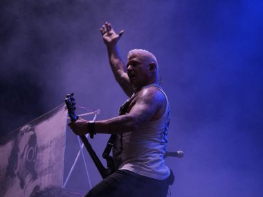 SAO PAULO, (SP) - 04 / 26 / 2024 - SUMMMER BREEZE / SHOW / SP - Sao Paulo 'nun batısındaki Memorial da America Latina' da düzenlenen Yaz Esintisi Festivali 'nin ilk gününde Biohazard grubunun performansı.