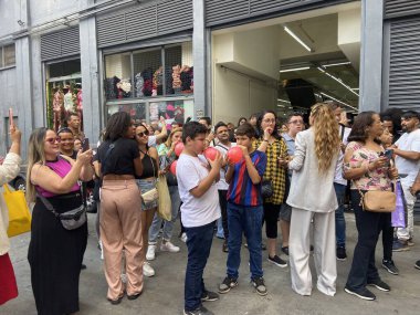SAO PAULO (SP), 04 / 26 / 2024-BBB / BIA / BRAS- Beatriz Reis Brasil, bir satıcı ve aktris, BBB 24 'ün beşincisi olan Sao Paulo kentinin doğu bölgesindeki Bras' a geri döndü.. 
