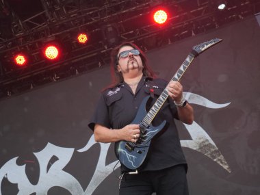 Sao Paulo (SP), Brezilya 04 / 27 / 2024 - 27 Nisan 2024 Cumartesi günü Sao Paulo 'nun batı bölgesindeki Memorial da America Latina' da düzenlenen Yaz Esintisi Festivali 'nin ikinci gününde Korzus grubunun sunumu.