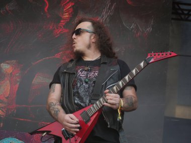 Sao Paulo (SP), Brezilya 04 / 28 / 2024 - Grup, 28 Nisan 2024 Pazar günü Sao Paulo 'nun batı yakasındaki Memorial da America Latina' da düzenlenen Yaz Esintisi Festivali 'nin son gününde İşkence Mangası' nı sahneledi.. 