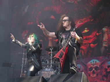 Sao Paulo (SP), Brezilya 04 / 28 / 2024 - Grup, 28 Nisan 2024 Pazar günü Sao Paulo 'nun batı yakasındaki Memorial da America Latina' da düzenlenen Yaz Esintisi Festivali 'nin son gününde İşkence Mangası' nı sahneledi.. 