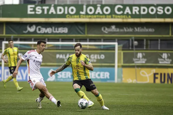 stock image Tondela (PT), 04/28/2024 - LIGA PORTUGAL SABSEG/CD TONDELA x SL BENFICA-B  Xavier player from CD Tondela during the match between CD Tondela x SL Benfica-B, valid for the 31st round of the LIGA PORTUGAL SABSEG