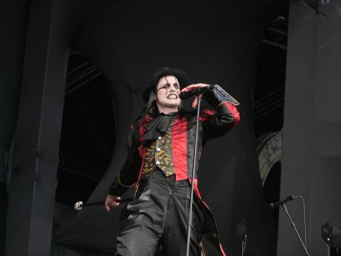 SAO PAULO, Brezilya 04 / 28 / 2024 - Avatar grubu, Sao Paulo 'nun batı tarafındaki Memorial da America Latina' da düzenlenen Yaz Esintisi Festivali 'nin son gününde bu Pazar, 28 Nisan 2024. 