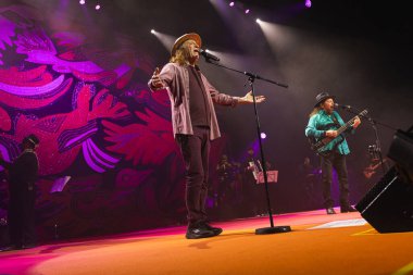 Sao Paulo (SP), 04 / 27 / 2024 - Alceu Valenca ve Geraldo Azevedo O Grande Encontro turnesini 27 Nisan Cumartesi gecesi Espaco Unimed 'de sundular..