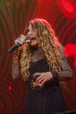 Sao Paulo (SP), 04 / 27 / 2024 - Elba Ramalho O Grande Encontro turnesini 27 Nisan Cumartesi gecesi Espaco Unimed 'de sundu..