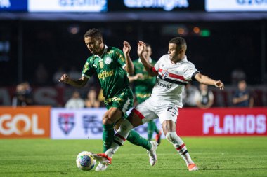 Sao Paulo ve Palmeiras arasında Brasileirao 2024 Sao Paulo (SP), 04 29 2024 - BRASILEIRAO SAOPAULO 29 Nisan 2024 akşamı. 