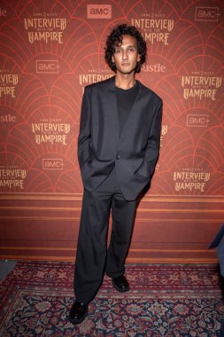 April 30, 2024: New York, USA - Assad Zaman attends the AMC Networks Anne Rice s Interview With The Vampire Season 2 Premiere at The McKittrick Hotel.  clipart
