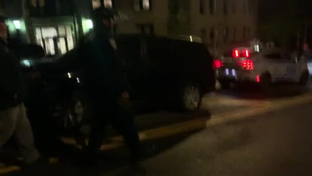 Nypd Entered Columbia University Campus Clamped Israel Protesters Also College — Stock Video