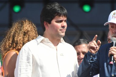 Sao Paulo (SP), Brezilya 05 / 01 / 2024 - Brezilya Cumhuriyeti Başkanı Luiz Inacio Lula da Silva (PT), bakanlar Alexandre Padilha (Kurumsal İlişkiler), Anielle Franco (Irksal Eşitlik), Cida Goncalves 