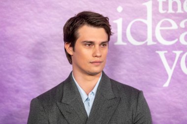 29 Apr 2024, New York USA - Nicholas Galitzine attends the Prime Video sThe Idea Of You New York premiere at Jazz at Lincoln Center.  clipart