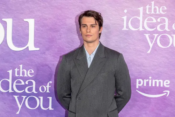 stock image 29 Apr 2024, New York USA - Nicholas Galitzine attends the Prime Video sThe Idea Of You New York premiere at Jazz at Lincoln Center. 