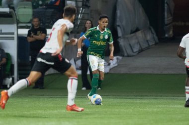 Sao Paulo (SP), Brezilya 05 / 02 / 2024 - Palmeiras ile Botafogo-SP arasındaki maç, bu Perşembe akşamı Allianz Parque 'da düzenlenen 2024 Brezilya Futbol Kupası' nın üçüncü etabı için geçerli.