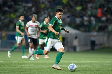 Sao Paulo (SP), Brezilya 05 / 02 / 2024 - Palmeiras ile Botafogo-SP arasındaki maç, bu Perşembe akşamı Allianz Parque 'da düzenlenen 2024 Brezilya Futbol Kupası' nın üçüncü etabı için geçerli.