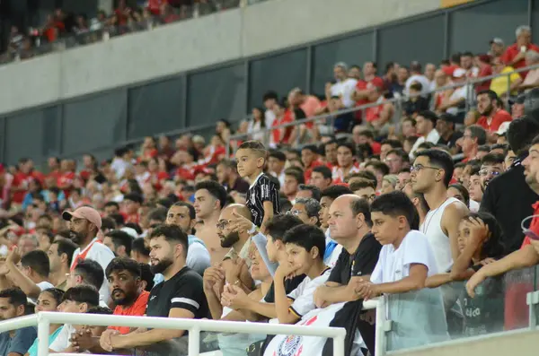 Natal 2024 Movement Corinthians Fans Arena Das Dunas Stands Match — Stock Photo, Image