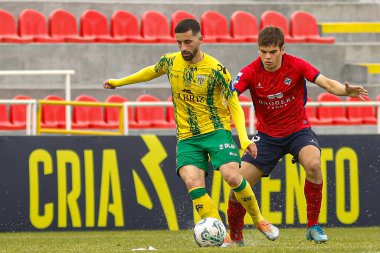 Oliveira de Azemeis (PT), 05 / 04 / 2024 Xavier CD Tondela 'dan UD Oliveirense x CD Tondela, LIGA PORTUGAL SABSEG' in 32. turu için geçerlidir.