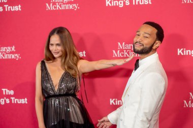 2 Mayıs 2024, New York, ABD: Chrissy Teigen ve John Legend, 2 Mayıs 2024 'te New York' ta bulunan Cipriani South Street 'teki King' s Trust Global Gala 2024 'e katıldılar.. 