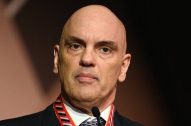 Sao Paulo (SP), Brezilya 05 / 06 / 2024 Alexandre de Moraes, STF (Yüksek Federal Mahkeme) bakanı, Sao Paulo Eyaleti Sayıştayı 'nın 100. yıldönümü onuruna düzenlenen törene katıldı.
