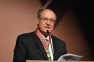 Sao Paulo (SP), Brezilya 05 / 06 / 2024 Geraldo Alckmin, Sao Paulo Eyaleti Sayıştayı 'nın (TCE-SP) 100. yıldönümü onuruna düzenlenen törene katıldı.)