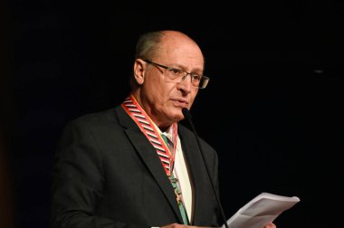 Sao Paulo (SP), Brezilya 05 / 06 / 2024 Geraldo Alckmin, Sao Paulo Eyaleti Sayıştayı 'nın (TCE-SP) 100. yıldönümü onuruna düzenlenen törene katıldı.)