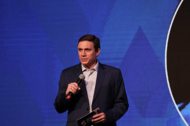 Sao Paulo (SP), 05 / 07 / 2024 Açılış Töreni Fernando Young ile - CEO, SPORTS SUMIT ve Nicolino Bozzella Junior - Kurumsal İlişkiler Müdürü, EMBRATUR, Sao Paulo 2024 Spor Zirvesi 'nin 2. sayısında