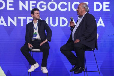 Sao Paulo (SP), 05 / 07 / 2024 Panel Spor Hakları. FC DIEZ Media 'nın medya başkanı Felipe Lazaro' nun da katılımıyla, sürekli değişen pazardaki trentler ve iş modelleri, Carlos Del Campo