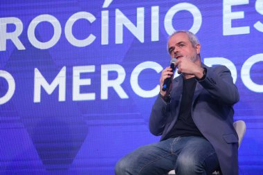 Sao Paulo (SP), 05 / 07 / 2024 Panel Sports in Brazil: medya ve spor sponsorluğu, Live Mode 'un ortağı Mauricio Portela' nın katılımıyla bahis piyasasını artırır