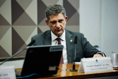 Brasilia (DF), 05 / 07 / 2024 Senatör Rogerio Carvalho (PT-SE), Braskem CPI raportörü - Braskem Parlamenterler Soruşturma Komisyonu (CPI), Federal Bölge, Brasilia,