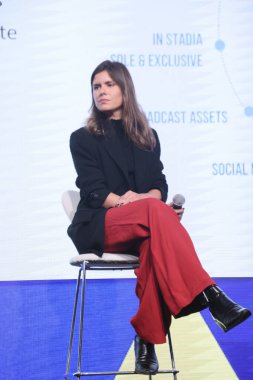 Sao Paulo (SP), Brezilya 05 / 08 / 2024 Panel Markaları. Conmebol sponsorluk platformunda hayran odaklı stratejiler, Latam medya ve sponsorluk başkanı Daniella Simionato 'nun katılımıyla