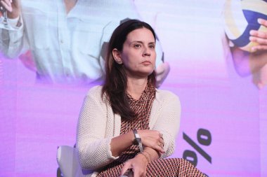 Sao Paulo (SP), 05 / 08 / 2024 - Globo 'daki Panel Olimpiyatları, Büyük Olaylar ve Globo' daki Esporte Oyuncuları Yönetimi müdürü Marcela Zaiden 'ın katılımıyla En İyi Yerimiz. 