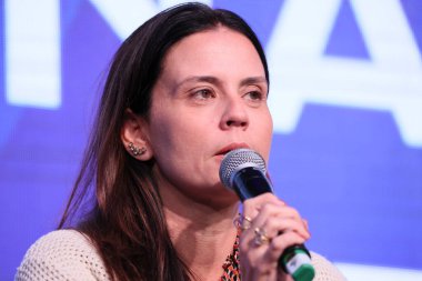 Sao Paulo (SP), 05 / 08 / 2024 - Globo 'daki Panel Olimpiyatları, Büyük Olaylar ve Globo' daki Esporte Oyuncuları Yönetimi müdürü Marcela Zaiden 'ın katılımıyla En İyi Yerimiz. 