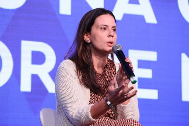 Sao Paulo (SP), 05 / 08 / 2024 - Globo 'daki Panel Olimpiyatları, Büyük Olaylar ve Globo' daki Esporte Oyuncuları Yönetimi müdürü Marcela Zaiden 'ın katılımıyla En İyi Yerimiz. 