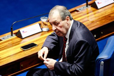 Brasilia (DF), 05 / 07 / 2024 SESSION / PLENARY / SENARY / SENATE / DF Senatörü Omar Aziz (PSD-AM) - Federal Senato Genel Kurulunda Olağan Kasıtlı Oturum, Brasilia 'da, Senatör Rodrigo Pacheco (PSD-MG) başkanlığında, bu Salı (7-MG))