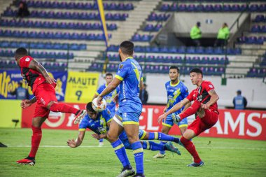 CARACAS (VE), 04 / 08 / 2024 - Copa Sudamericana 'nın grup safhasının dördüncü turu için geçerli olan Rayo Zuliano ve Athletico Paranaense arasında oynanan karşılaşmada atış.