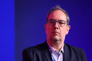 Sao Paulo (SP), 05 / 09 / 2024 hadise / SPORTS / SUMIT / SP Marcelo Gantman, Büyük Veri Sporları direktörü, Panel Yönetimi: Modern Futbol Stadyumlarının Tutku ve Yönetimi, Bruno Muzzi 'nin katılımıyla