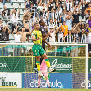 Tondela (PT), 12 / 05 / 2024 - CD Tondela x CD Nacional arasındaki maç sırasında CD Tondela 'dan Dos Anjos oynatıcı, LIGA PORTUGAL SABSEG' in 33. turu için geçerli.