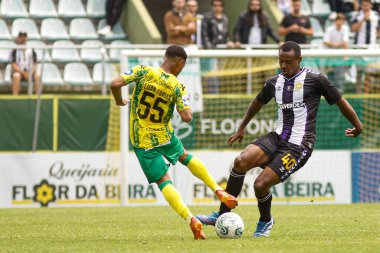 Tondela (PT), 12 / 05 / 2024 - Joao Cardoso Stadyumu 'nda düzenlenen LIGA PORTUGAL SABSEG' in 33. turu için geçerli olan CD Tondela x CD Nacional arasındaki maç sırasında CD Nacional 'den Ulisses player.