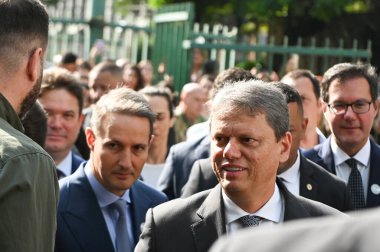 Sao Paulo (SP), 05 / 10 / 2024 - Sao Paulo Tarcisio de Freitas valisi, farklı meslekler için düzenlenen bir halk yarışmasına katılan 4.017 yeni sivil polis ajanının açılış törenine katıldı.