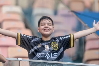 Manaus (AM), 11 / 05 / 2024 - Amazonas FC ve Santos arasında oynanan maçta Amazonas taraftarı, Brezilya Şampiyonası Serisi B 2024 'ün 4. turu için geçerli, Manaus' taki Arena Amazonia 'da düzenlendi.. 