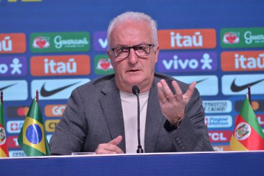 RIo de Janeiro (RJ), 10 / 05 / 2024 - COPA AMERICA / SELECTION / CALL CALL / CBF: Koç Dorival Junior, Copa America 'daki Brezilya takımını savunacak oyuncuları Cuma (10) günü çağırıyor. Etkinlik CBF genel merkezinde, Barra da Tijuca