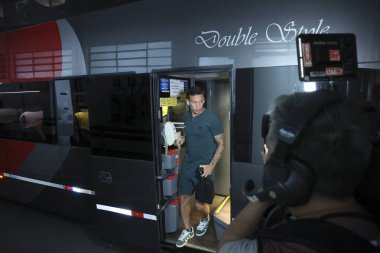 Sao Paulo (SP), Brezilya 05 / 13 / 2024 - Sao Paulo ile Fluminense arasındaki maçtan önce Fluminense otobüsünün varışı, Morumbis, Sao Paulo 'da (SP)