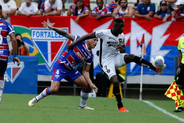 stock image Fortaleza (CE), 05/12/2024 - Fortaleza EC X Botafogo FR - Titi and Luiz Henrique during the match between Fortaleza (CE) , at Arena Castelao in Fortaleza CE. 