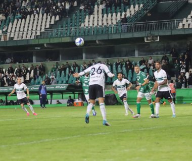 CURITIBA (PR), 05 / 14 / 2024 - FOOTBALL / BRAZILIAN SERILIAN B / CORITIBA / GUARANI Oyuncu Bruno Melo, Coritiba ile Guarani arasındaki maç sırasında, Couto Pereira B Serisi Şampiyonası 'nın 5. turunda geçerli olmak üzere, 