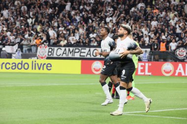 Sao Paulo (SP), 05 / 14 / 2024 FOOTBALL / SOUTH AMERİKAN / CORINTHIANS / ARGENTINOS / JUNIORS / SP Korintliler 'den Yuri Alberto Arjantinli Juniors' a karşı oynadığı maçta golünü kutluyor.