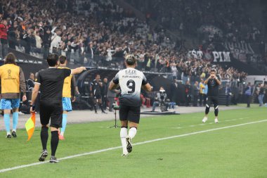 Sao Paulo (SP), 05 / 14 / 2024 Korintiyalı Yuri Alberto ikinci golünü attı ve Korintliler arasında Arjantinli Juniors 'a karşı oynanan karşılaşmayı kutladı.