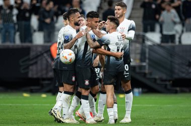 Sao Paulo (SP), Brezilya 05 / 14 / 2024 - SuLAMERICANA CORINTHIANS 'a karşı 14 Mayıs 2024 Salı akşamı. 